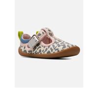 Clarks Girl's Roamer Vibe T Cirls Infant Canvas Shoes - Brown - Size: 3.5/G (Wide)