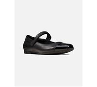 Clarks Girl's Scala Gem Y Girls Senior School Shoes - Black