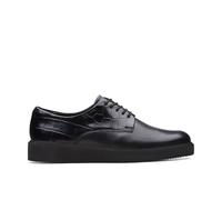 Clarks Glickly Derby 2 Black Combination Derby Shoes,lace Up Black