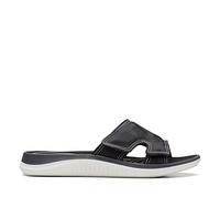 CLARKS Glide Bay 2 Synthetic Sandals In Black Standard Fit Size 8