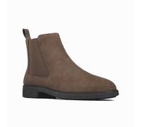 CLARKS GRIFFIN PLAZA GREENY BROWN (ARMY) SUEDE PULL ON ANKLE BOOTS. D FIT. BNIB