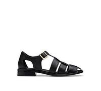 Clarks Hana Leather & Sun Shoes, Black, Size 5, Women Black