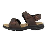 Clarks Hapsford Creek, mens Ankle Strap, Brown tumbled leather., 7 UK (41 EU)
