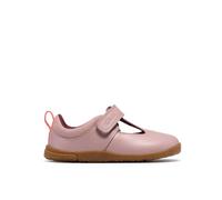 Clarks Harbour Hop Barefoot Pink Leather Kids Girls First and Baby Shoes 8989-26F