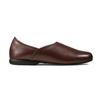 Clarks Harston Elite Burgundy Leather Mens slippers 4472-17G in a Plain Leather in Size 7