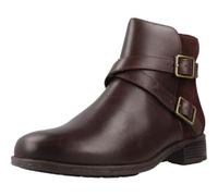Clarks Havisham Bay Brown Leather Ankle Boots Brown