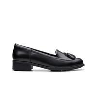 Clarks Women's Havisham Edge Loafer, Black Pat, 3 UK