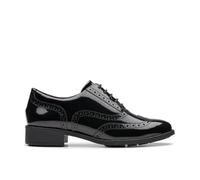 Clarks Havisham Oak Womens Black Pat, 6.5
