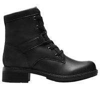 Clarks Hearth Parker Womens Black Leather, 6