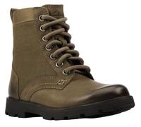 Clarks Boy's Heath Chard Mid Calf Boot, Khaki Leather, 9.5 UK Child