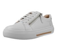 Clarks Hollyrose Zip Womens White Leather, 5