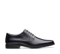 Clarks Men's Howard Walk Oxford, Black Leather, 6 UK Wide