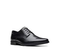 Clarks Men's Howard Walk Oxford, Black (Black Leather), 44.5 EU