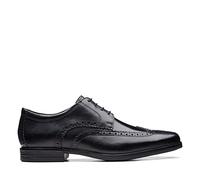 Clarks Howard Wing Men's Brogue, Black (Black Leather), 11 UK