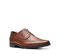 Clarks Howard Wing Mens Brown Oxfords & Lace Ups Wingtip & Brogue Shoes