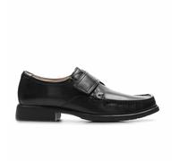 Clarks Huckley Roll Mens Black Shoes Leather - Size UK 10