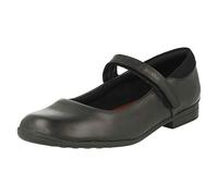 Clarks Jamie Star, Girls’ Ballet Flats, Black (Black Leather -), 7 Child UK (24 EU)