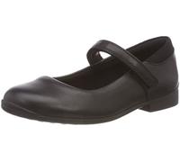 Clarks Jamie Star, Girls' Ankle-Strap, Black (Black Leather), 7.5 Child UK (25 EU)