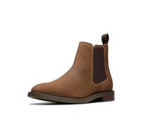 Clarks Men's Jaxen Easy Chelsea Boot, Cola Suede, 10.5 UK