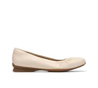 Clarks Jazmynn Lo Womens Cream Leather, 4