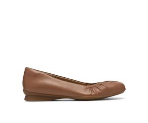 Clarks Jazmynn Lo Womens Tan Leather, 5