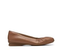 Clarks Jazmynn Lo Womens Tan Leather, 6.5