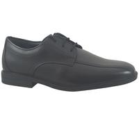 Clarks Jonwin Loop Y Childrens Black Leather, 5