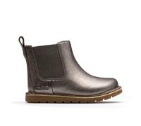 Clarks Joyful Sky Toddler Pewter Ankle Boots in Grey | Size: 4-Extra Wide Fit Clarks Grey 4-Extra Wide Fit