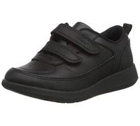 Clarks Jungen Scape Flare T Uniform-Schuh, Black Leather,24 EU