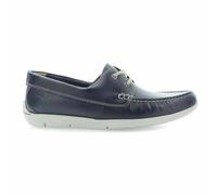 Clarks Karlock Step Mens Navy Boat Shoes - Blue - Size UK 7