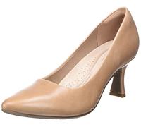 Clarks Women's Kataleyna Gem Pump, Warm Beige Lea, 4.5 UK