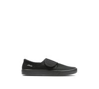 Clarks Kids' Canvas Riptape Plimsolls (7 Small - 5½ Large) Black