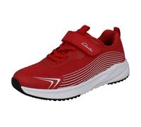 Clarks Kids Clarks Breathable Lightweight Trainers - Deyes Dash - Red - UK 7 Infant