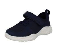 Clarks Kids Clarks Unisex Vegan Casual Trainers - Feather Ath - Navy - UK 5.5 Infant - G