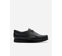 Clarks Kids Leather Wallabee Shoes in Black - Black - EU 33.5 - UK 1.5