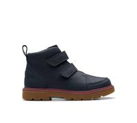 Clarks Boys,Girls,Kids Unisex Lorcam Hi Older Navy Ankle Boots,Riptape