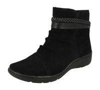 Clarks Ladies Braid Detailed Ankle Boots - Cora BraidBoot