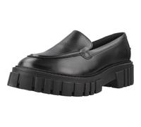 Clarks Ladies Chunky Sole Slip On Loafer Smart Shoes Page Loafer - Black Leather - UK Size 6.5D - EU Size 40 - US Size 9M