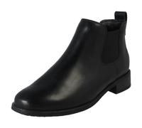 Clarks Havisham Top Womens Black Leather, 6.5