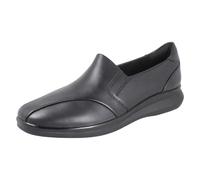 Clarks Ladies Clarks Artisan Square Toe Slip On Shoes Lynell Edge - Black - UK 6.5