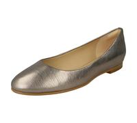 Clarks Ladies Clarks Ballerina Flats Grace Piper - Stone - UK 4