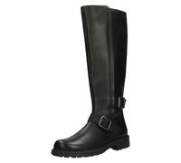 Clarks Ladies Clarks Buckle Detail Knee High Boots Orinoco2 Tall - Black - UK 6