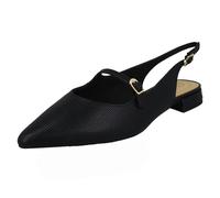 Clarks Ladies Clarks Buckle Fastening Slingback Shoes Sensa 15 Shine - Black Interest - UK 7