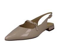 Clarks Ladies Clarks Buckle Fastening Slingback Shoes Sensa 15 Shine - Sand - UK 5.5