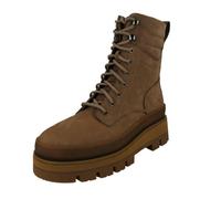 Clarks Ladies Clarks Casual Combat Style Boots Orianna2 Hike - Pebble - UK 6.5