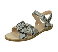 Clarks Ladies Clarks Casual Sandals Willow Gild - Grey Snake - UK 7