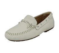 Clarks Ladies Clarks Casual Shoes C Mocc Tie - White - UK 5.5