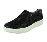 Clarks Ladies Clarks Casual Shoes Layton Step - Black Interest - UK 7