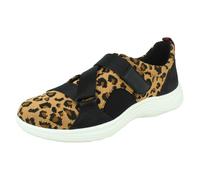 Clarks Ladies Clarks Casual Trainers Lulu Go - Black/Tan - UK 8