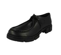 Clarks Ladies Clarks Chunky Lace Up Shoe Teala Wally - Black - UK 4